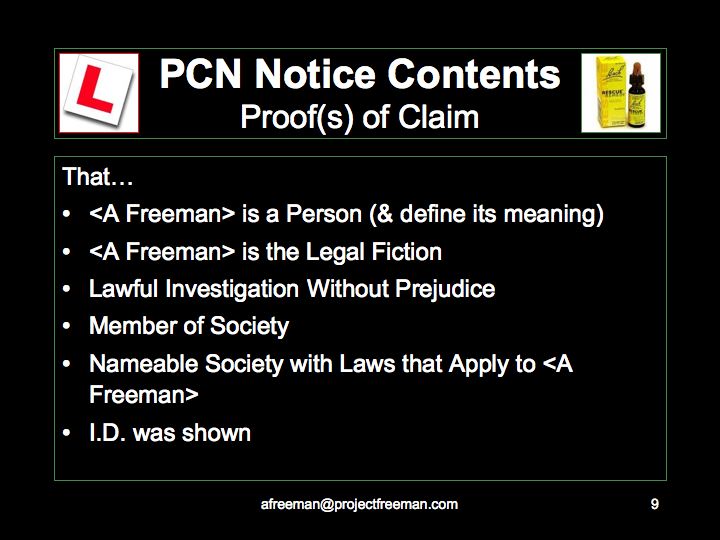 Proofs of Claim